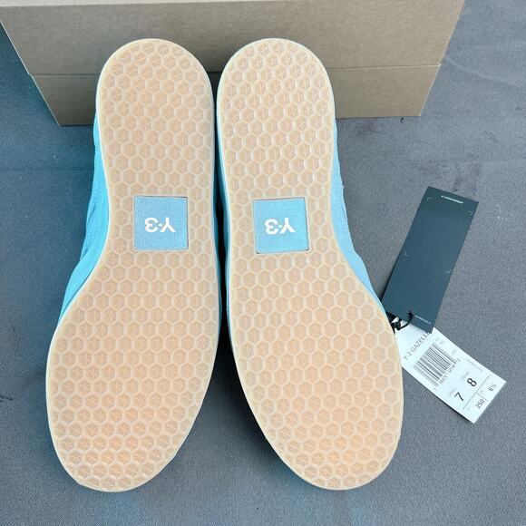 NEW! Adidas Y-3 Gazelle Low Tactile blue Alumina - Picture 4 of 6